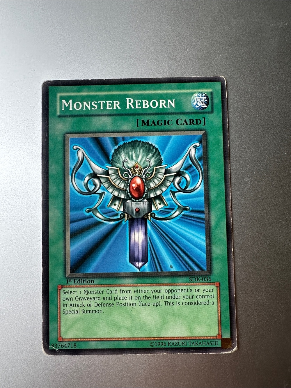 Monster Reborn Yu-Gi-Oh! Magic Trading Card